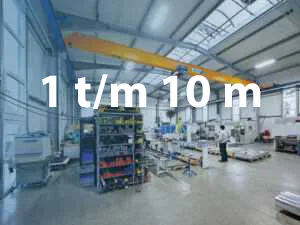 Overspanning: 1 t/m 10 m